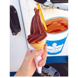 a hand holding an ice cream cone a hand holding an ice cream cone