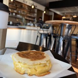 Hurricane Coffee Co - English muffin egg and cheese