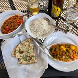 Taste Of India - Vegetable Mango, Curry, Roti (garlic)