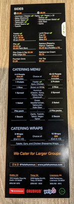Menu photo 8 Yafa Hummus Livermore, CA