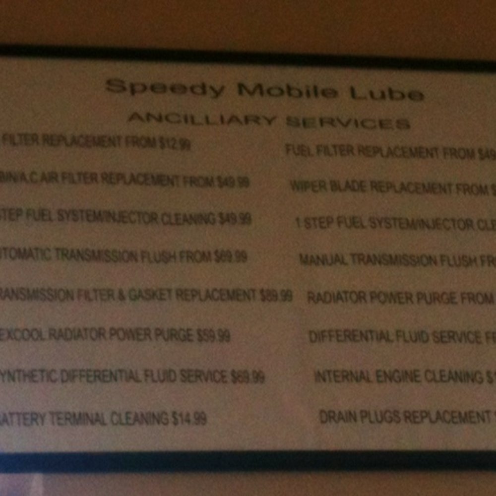 Speedy Lube - Other vehicle services - Oil Change Stations Near Me - Moreno Valley, California Speedy Lube - Other vehicle services - Oil Change Stations Near Me - Moreno Valley, California