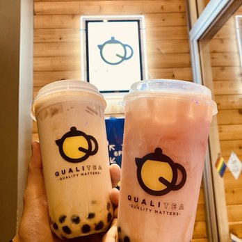 QualiTea - Rose Petal and Roasted Oolong Milk Tea - Bubble Tea Near Me - San Francisco, California QualiTea - Rose Petal and Roasted Oolong Milk Tea - Bubble Tea Near Me - San Francisco, California