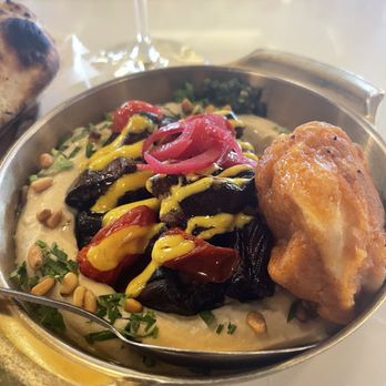 Motek - Eggplant hummus - Mediterranean Near Me - Aventura, Florida