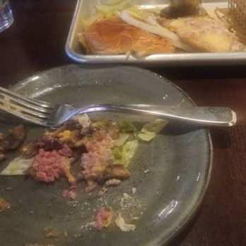 Bar Louie - Gross swiss mushroom burger......artichoke chips were stale.......sad.....ughhhhh.   there goes 60 bucks - Gastropubs Near Me - Austin, Texas