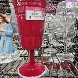 Goodwill - Plastic solo cup wine glass, used for 4.49