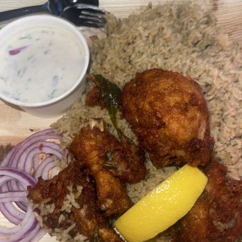 Bengaluru Adda - Biryani with chicken kebab 15$ - Indian Near Me - San Jose, California