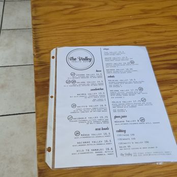 The Valley Health Bar - Menu - Acai Bowls Near Me - Honolulu, Hawaii The Valley Health Bar - Menu - Acai Bowls Near Me - Honolulu, Hawaii