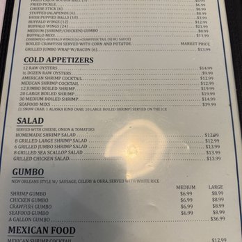 Angleton Seafood - Menu December 2025 - Seafood Near Me - Angleton, Texas