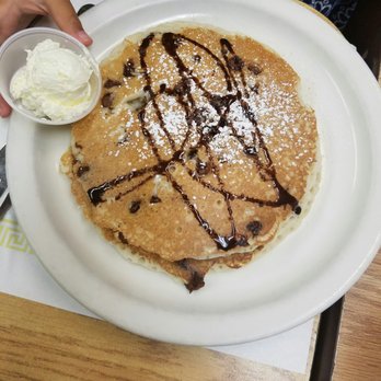 Antique Row Cafe - Chocolate pancakes from kids menu - Breakfast & Brunch Near Me - El Cajon, California