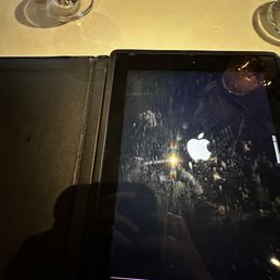 iPad used for menu