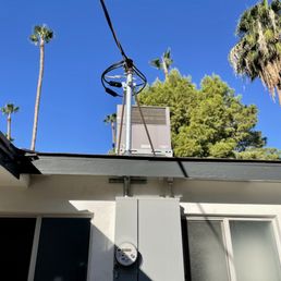 New electrical panel and weather head installed by Apollo (new electrical service drop completed by SRP)