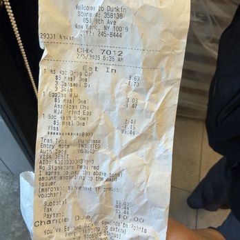 Dunkin' - Coffee & Tea Near Me - New York, New York Dunkin' - Coffee & Tea Near Me - New York, New York