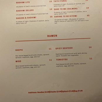 Kiyomi - Ramen selection. - Asian Fusion Near Me - Chicopee, Massachusetts