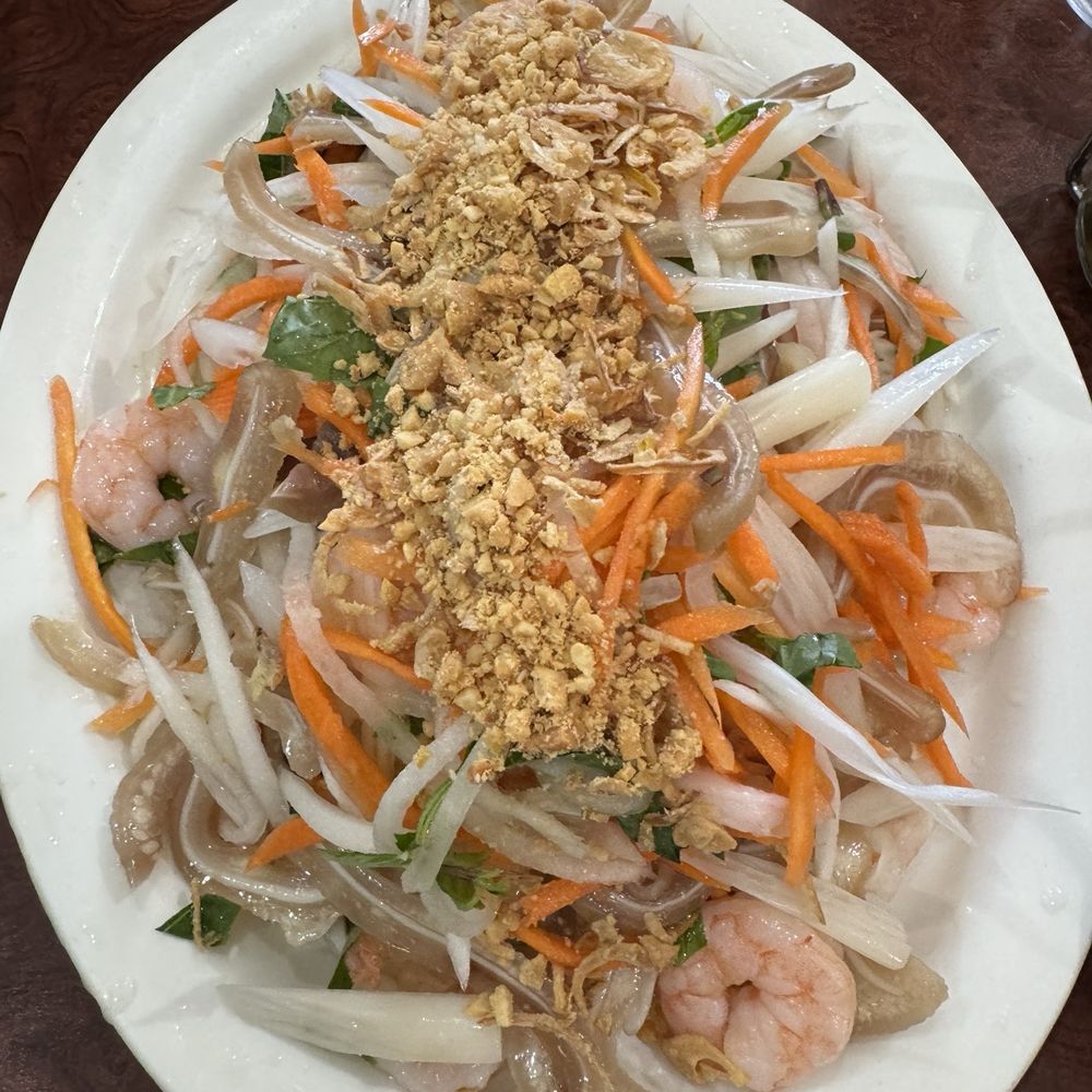 Little Saigon - #62 - Goi Ngo Sen Tom Thit - Shrimp and Pork Potus Salad - Vietnamese Near Me - Madison Heights, Michigan