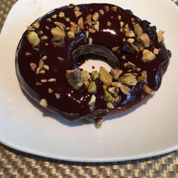 The Grove - Chocolate pistachio doughnut HRW 2016 - GROSS! - New American Near Me - Houston, Texas