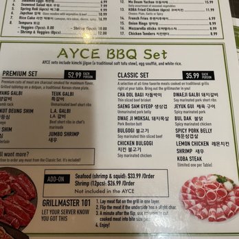Koba Korean Bbq - Menu - Korean Near Me - Baltimore, Maryland Koba Korean Bbq - Menu - Korean Near Me - Baltimore, Maryland