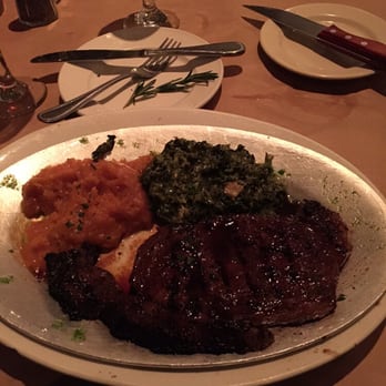 Fish Thyme - Hawaiian Ribeye w/mashed sweet potatoes and creamed spinach with bacon. Yum! - Cafes Near Me - Acworth, Georgia Fish Thyme - Hawaiian Ribeye w/mashed sweet potatoes and creamed spinach with bacon. Yum! - Cafes Near Me - Acworth, Georgia