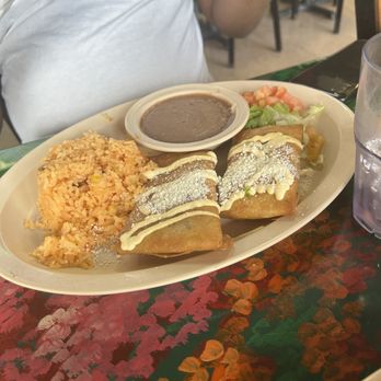 Chapultepec - Chimichanga with rice and a side of fries - Mexican Near Me - Hallandale Beach, Florida Chapultepec - Chimichanga with rice and a side of fries - Mexican Near Me - Hallandale Beach, Florida