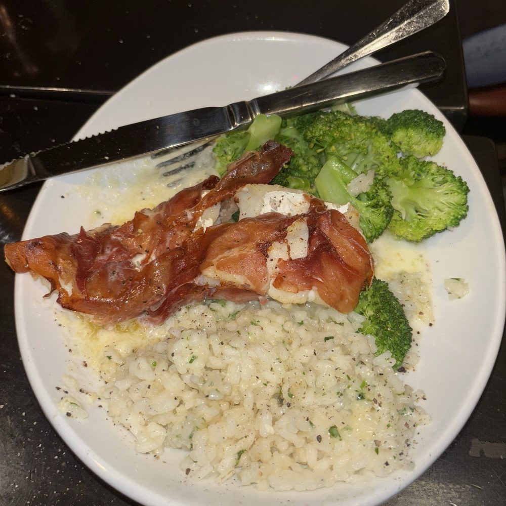 110 Grill - Bacon Prosciutto Wrapped Cod - Desserts Near Me - Rochester, New Hampshire