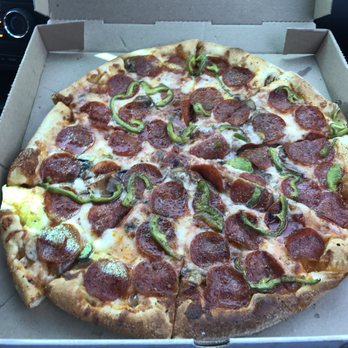 Dion's - Pepperoni and green pepper, thin crust pizza !! - Pizza Near Me - Commerce City, Colorado Dion's - Pepperoni and green pepper, thin crust pizza !! - Pizza Near Me - Commerce City, Colorado