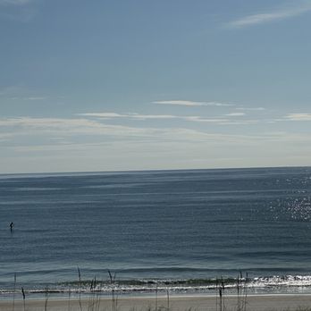 Oceanside Beach Bar and Grill - View from our table - Salad Near Me - Flagler Beach, Florida