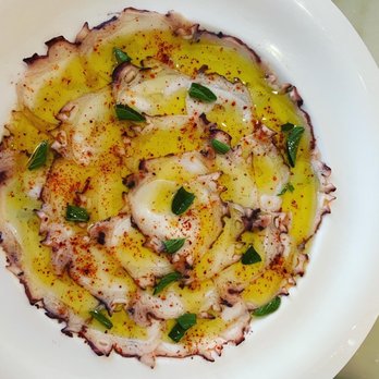 La Vara - Lightly poached octopus "carpaccio". - Spanish Near Me - Brooklyn, New York