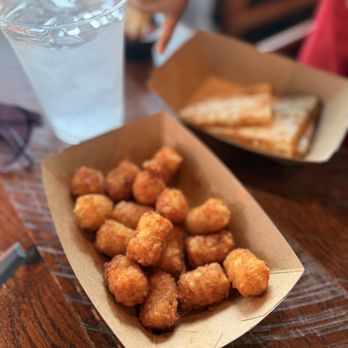 Velvet Taco - Kids meal. Cheese, quesadilla and tots. - Tacos Near Me - The Woodlands, Texas Velvet Taco - Kids meal. Cheese, quesadilla and tots. - Tacos Near Me - The Woodlands, Texas
