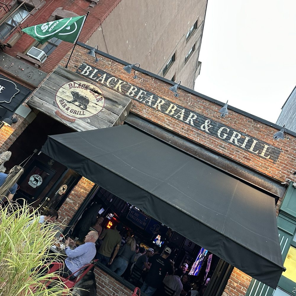 Black Bear Bar & Grill - Outside - Sports Bars Near Me - Hoboken, New Jersey
