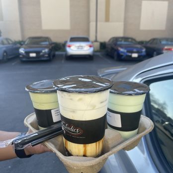 Bobaholics - Black Sugar Latte, Honeydew Smoothie, and Avocado Smoothie - Bubble Tea Near Me - San Jose, California