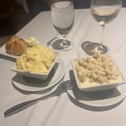 Large portions of side dishes