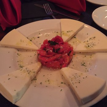 Vincente's Restaurant - Provolone with roasted red peppers and garlic - Italian Near Me - Wilmington, Delaware Vincente's Restaurant - Provolone with roasted red peppers and garlic - Italian Near Me - Wilmington, Delaware