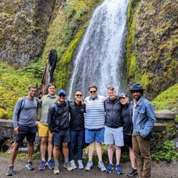 Wahkeena Falls - 18th annual guys trip. This year, we went to Portland, Oregon and hiked the Wahkeena Falls trail (pictured here).