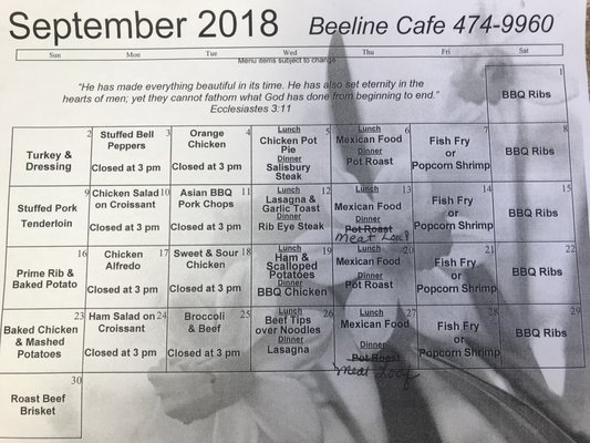 Menu photo 7 Beeline Cafe Payson, AZ