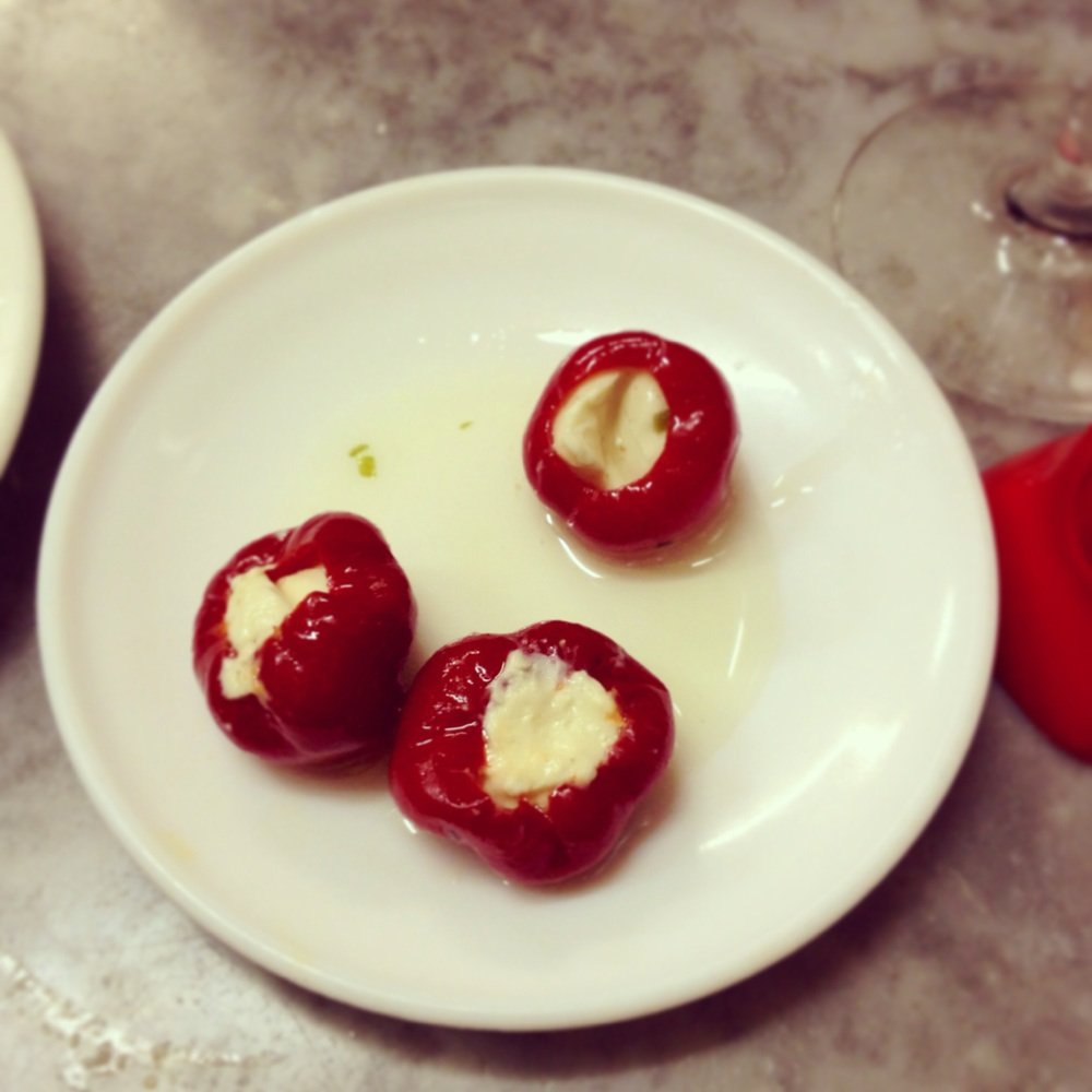 El Xampanyet - Cheese stuffed peppers, drool - Tapas Bars Near Me - Barcelona, B El Xampanyet - Cheese stuffed peppers, drool - Tapas Bars Near Me - Barcelona, B