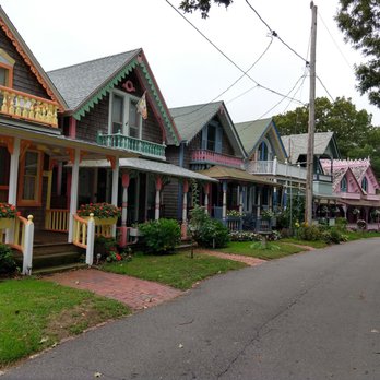 Martha's Vineyard Camp Meeting Association - Cute gingerbread houses - Campgrounds Near Me - Oak Bluffs, Massachusetts
