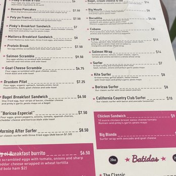 Pinky’s - Menu - Breakfast & Brunch Near Me - San Juan, Puerto Rico Pinky’s - Menu - Breakfast & Brunch Near Me - San Juan, Puerto Rico