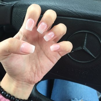 Leah's Nail Shop - Done by Ana, I wanted a natural look and she pulled through! - Nail Salons Near Me - Carson, California