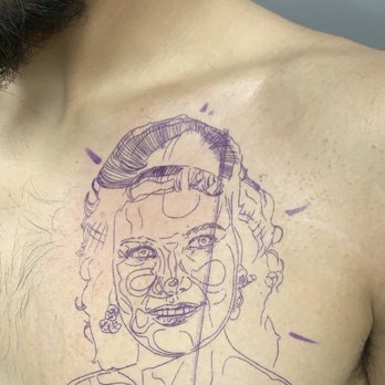 Steadfast Tattoo - This was the sketch - Tattoo Near Me - Riverside, California