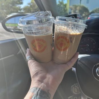 New Mexico Piñon Coffee - The 2 small cups I was handed - Coffee & Tea Near Me - Rio Rancho, New Mexico New Mexico Piñon Coffee - The 2 small cups I was handed - Coffee & Tea Near Me - Rio Rancho, New Mexico