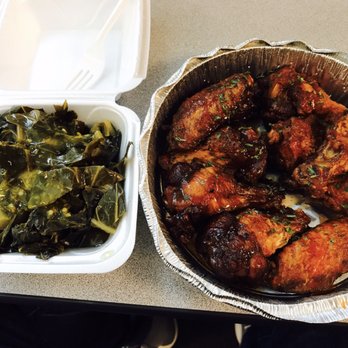 Dat Fire Jerk Chicken - Collards greens/10 piece wings - Caribbean Near Me - Atlanta, Georgia Dat Fire Jerk Chicken - Collards greens/10 piece wings - Caribbean Near Me - Atlanta, Georgia