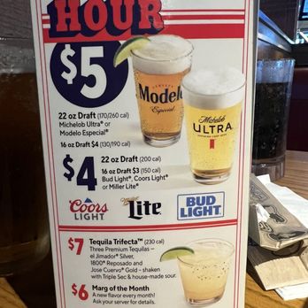 Chili's - Happy Hour menu - Tex-Mex Near Me - Rohnert Park, California