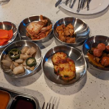 Gogi Go Korean BBQ - Bang chan aka side dishes - Korean Near Me - Fredericksburg, Virginia Gogi Go Korean BBQ - Bang chan aka side dishes - Korean Near Me - Fredericksburg, Virginia
