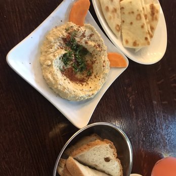 Cafe Turko - Regular hummus with gluten free bread - Halal Near Me - Seattle, Washington Cafe Turko - Regular hummus with gluten free bread - Halal Near Me - Seattle, Washington