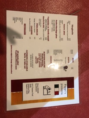 Menu photo 1 Peppi's Pizzeria Naples, FL Menu photo 1 Peppi's Pizzeria Naples, FL