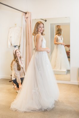princess polly baby blue dress FARGO, ND WEDDING + WINTER