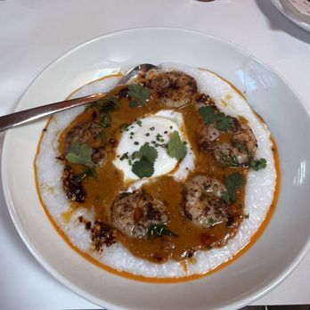 The Peach - Shrimp curry congee - Breakfast & Brunch Near Me - Oakland, California The Peach - Shrimp curry congee - Breakfast & Brunch Near Me - Oakland, California