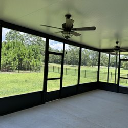 Black Built Construction - Screen porch enclosure we just completed in Glen Lakes Subdivision in Foley, Al.