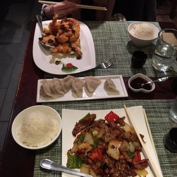 Shanghai Lounge - Cumin Pork, pork dumplings and walnut shrimp. Yum!! - Asian Fusion Near Me - Washington, DC, District of Columbia Shanghai Lounge - Cumin Pork, pork dumplings and walnut shrimp. Yum!! - Asian Fusion Near Me - Washington, DC, District of Columbia