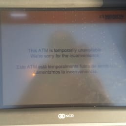 Its 7p. Bank closes at 5p. This seems to be a common theme @ this branch. Can u please make sure ur ATM is working b4 closing.. Its 7p. Bank closes at 5p. This seems to be a common theme @ this branch. Can u please make sure ur ATM is working b4 closing..