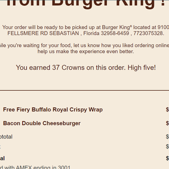 Burger King - The math does not add up! - Fast Food Near Me - Sebastian, Florida Burger King - The math does not add up! - Fast Food Near Me - Sebastian, Florida
